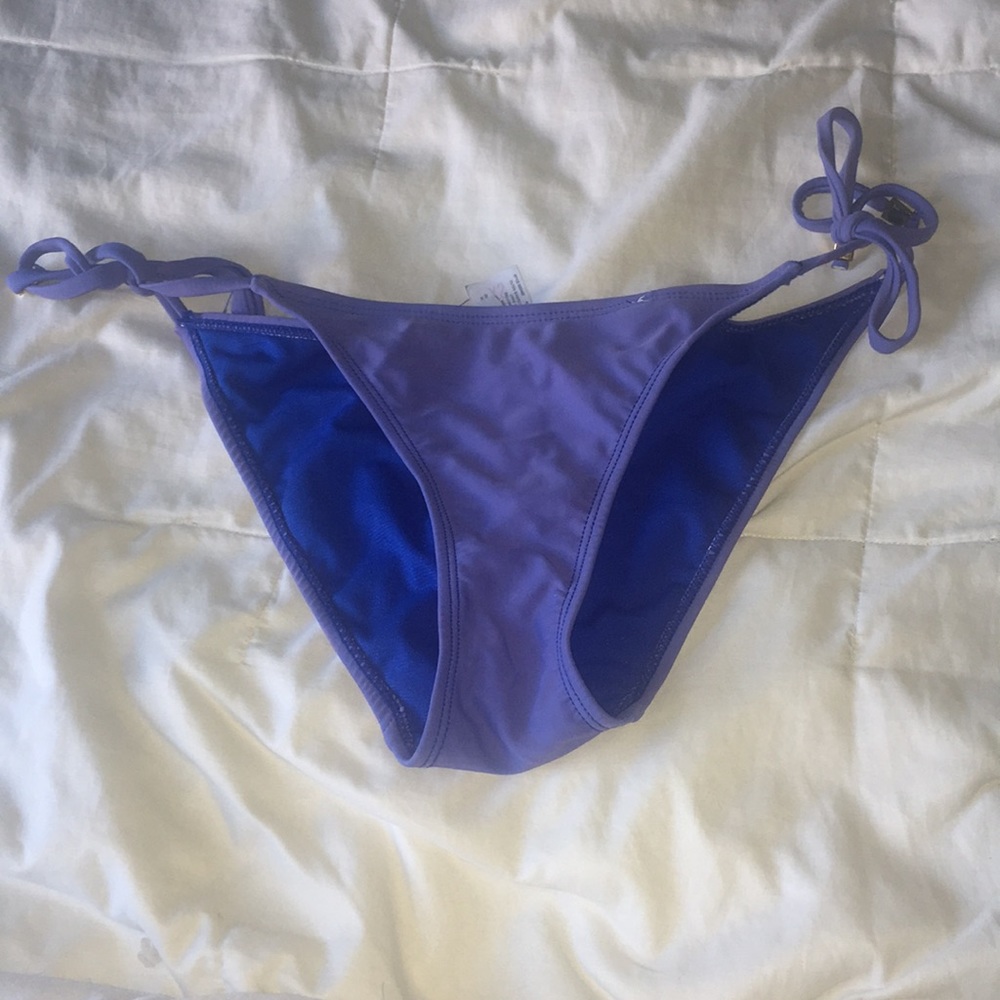 Blue String Bikini Bottom
